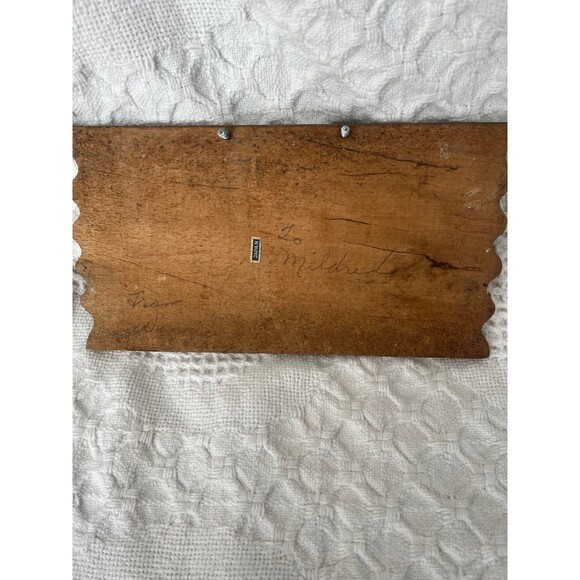 Vintage 50s Wooden Komic Kard Wall Art - Picture 5 of 5